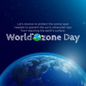 World Ozone Day event poster