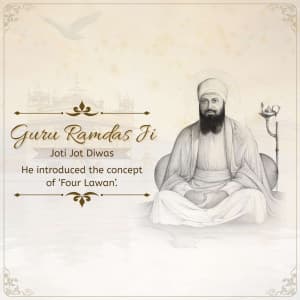 Guru Ram Das Punyatithi event advertisement