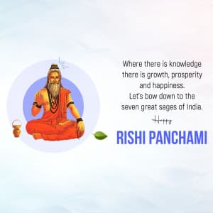Rishi Panchami graphic