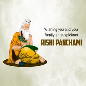 Rishi Panchami event poster