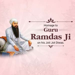 Guru Ram Das Punyatithi event poster