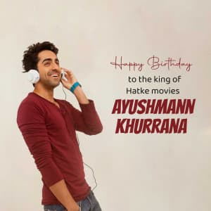 Ayushmann Khurrana Birthday video