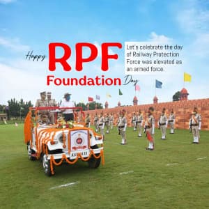 Railway Police Force (RPF) Raising Day poster