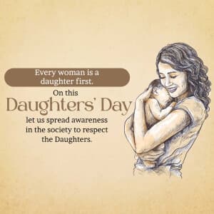 Daughter's Day event poster