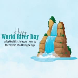 World Rivers Day poster