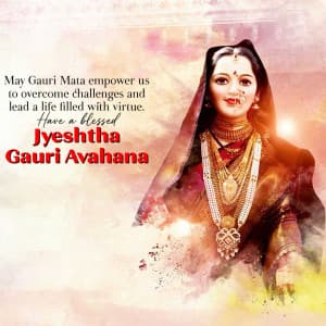 Jyeshtha Gauri Avahana flyer