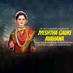 Jyeshtha Gauri Avahana event poster