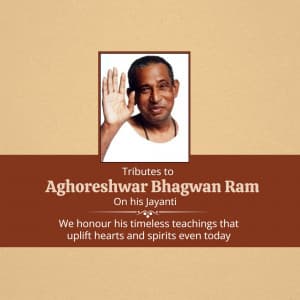 Aghoreshwar Bhagwan Ram Jayanti (Kashi) advertisement banner