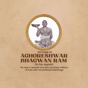 Aghoreshwar Bhagwan Ram Jayanti (Kashi) ad post