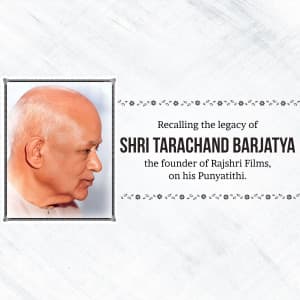 Shri Tarachand Barjatya Punyatithi post