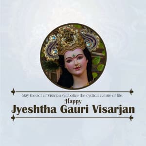 Jyeshtha Gauri Visarjan graphic