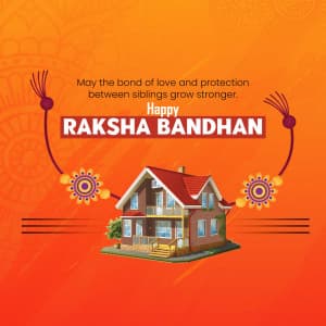 Raksha Bandhan marketing flyer