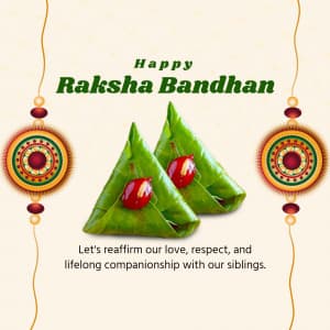 Raksha Bandhan Facebook Poster