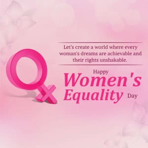 Women Equality Day graphic