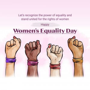 Women Equality Day creative image
