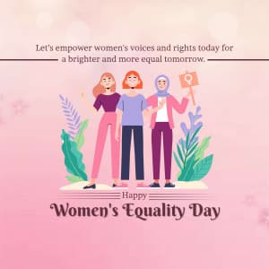 Women Equality Day poster Maker