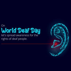 World Deaf Day post