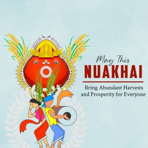 Nuakhai event poster