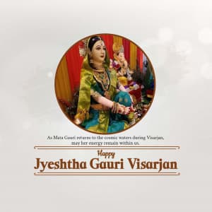 Jyeshtha Gauri Visarjan banner