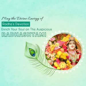 Radhashtami event poster