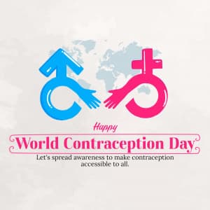 World Contraception Day event poster