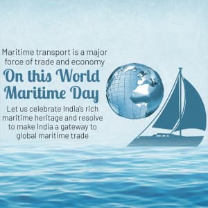 World Maritime Day flyer