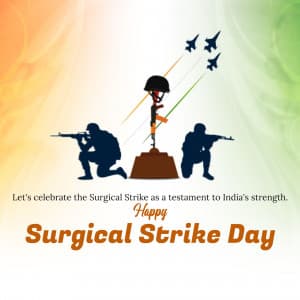 Surgical strike day banner