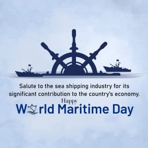 World Maritime Day post