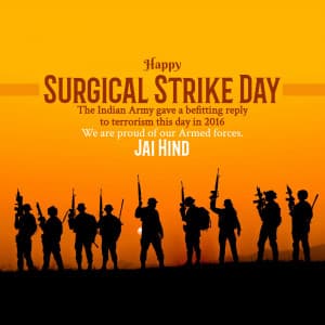 Surgical strike day poster