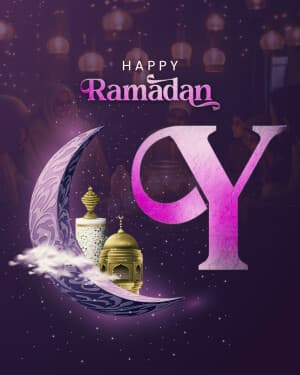 Special Alphabet -  Ramadan Facebook Poster