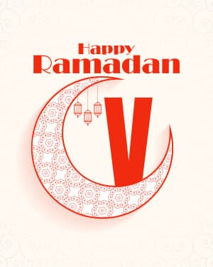 Premium Alphabet - Ramadan advertisement banner