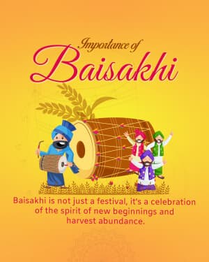 Importance of Baisakhi Instagram Post