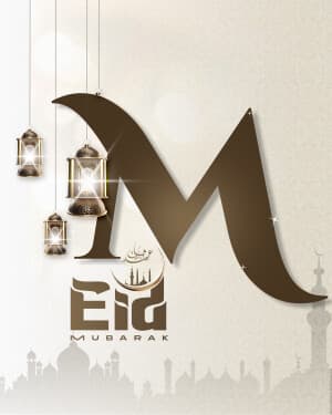 Basic Alphabet - Eid al Fitr whatsapp status poster