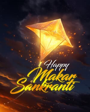 Exclusive Collection of Makar Sankranti poster Maker