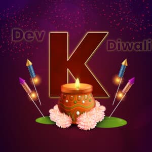 Dev Diwali Basic Theme poster Maker