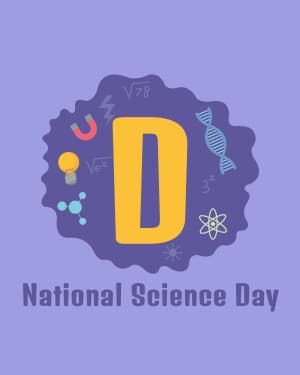 Special Alphabet - National Science Day banner