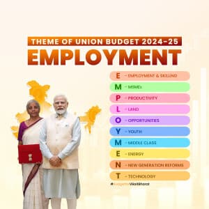 Union Budget 2024 - 25 Instagram Post