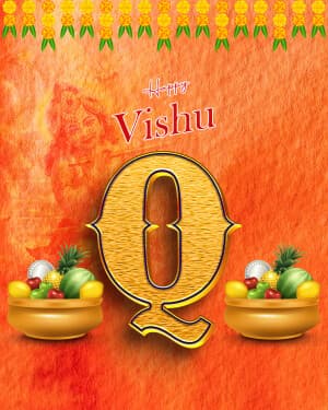 Exclusive Alphabet - Vishu poster Maker