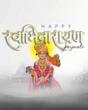 Exclusive Collection - Swaminarayan Jayanti marketing flyer