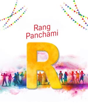 Special Alphabet - Rang Panchami illustration