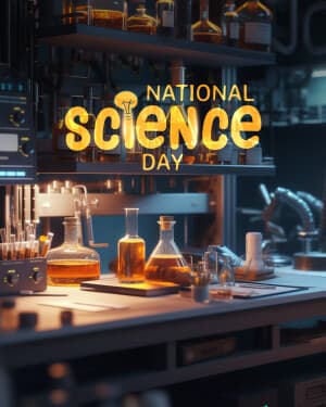 Exclusive Collection - National Science Day banner
