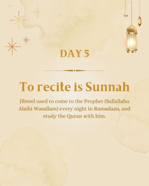 Ramadan Days flyer