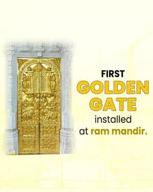 Ram Mandir Info Social Media post