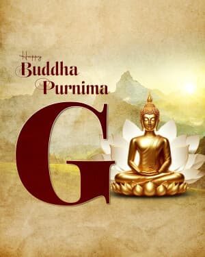 Basic Alphabet - Buddha Purnima festival image