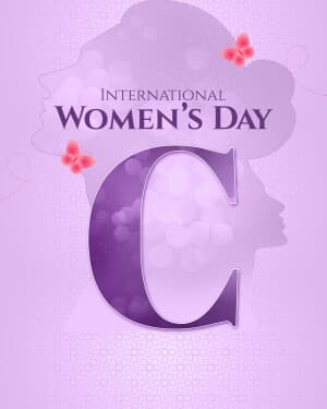 Special Alphabet - International Women's Day poster