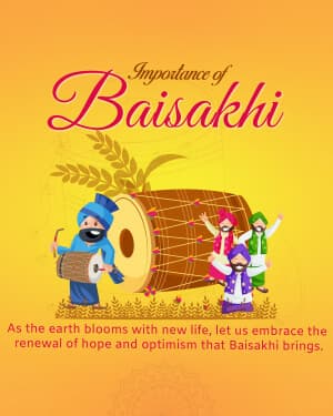 Importance of Baisakhi illustration