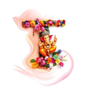 Ganesh Chaturthi Alphabet template