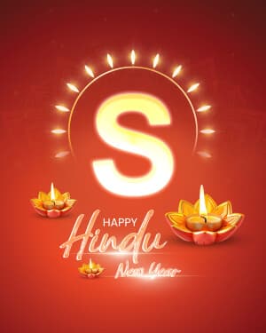 Basic Alphabet - Hindu New Year marketing poster