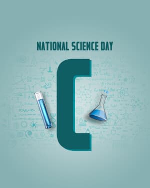 Basic Alphabet - National Science Day banner