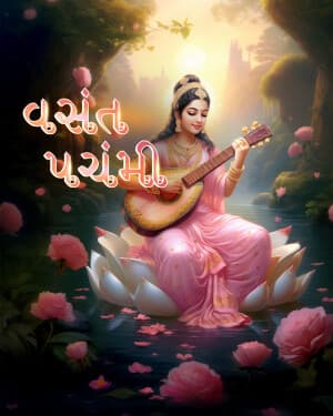 Exclusive Collection of Vasant Panchami ad post